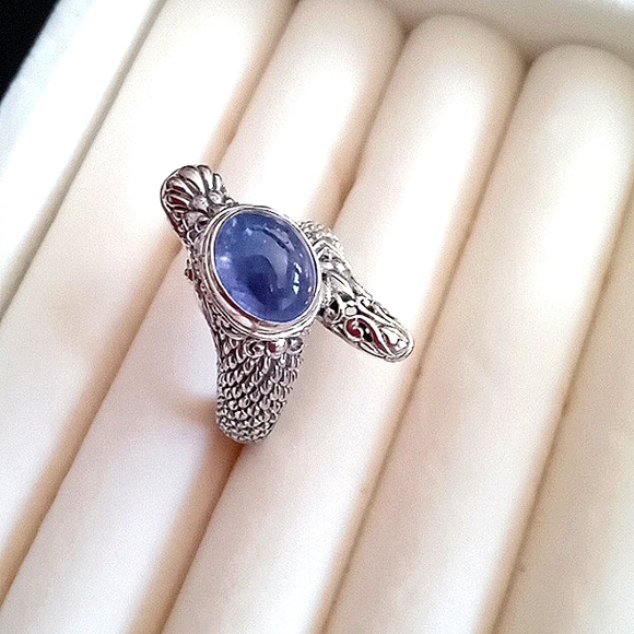 BALI LEGACY TANZANITE DRAGON RING - Picture 4 of 14